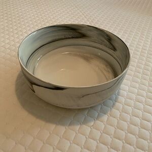 CB2 Black and White Swirl Bowl